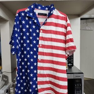 Trinity Patriotic Stars and Stripes Men's Shirt